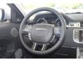 Ebony 2012 Land Rover Range Rover Evoque Pure Steering Wheel