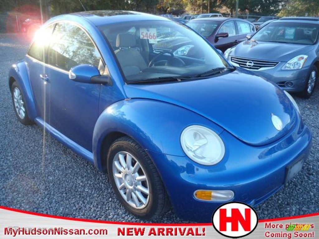 2004 New Beetle GLS Coupe - Galactic Blue Metallic / Gray photo #1