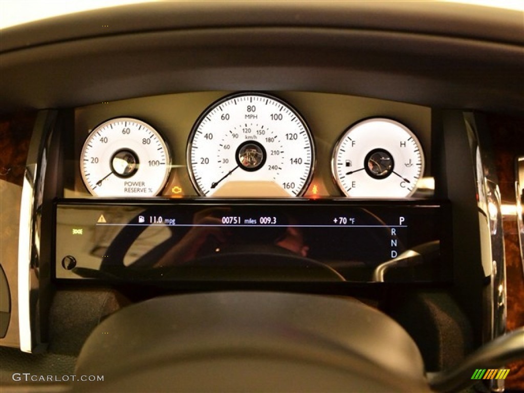 2011 Rolls-Royce Ghost Standard Ghost Model Gauges Photo #56919988