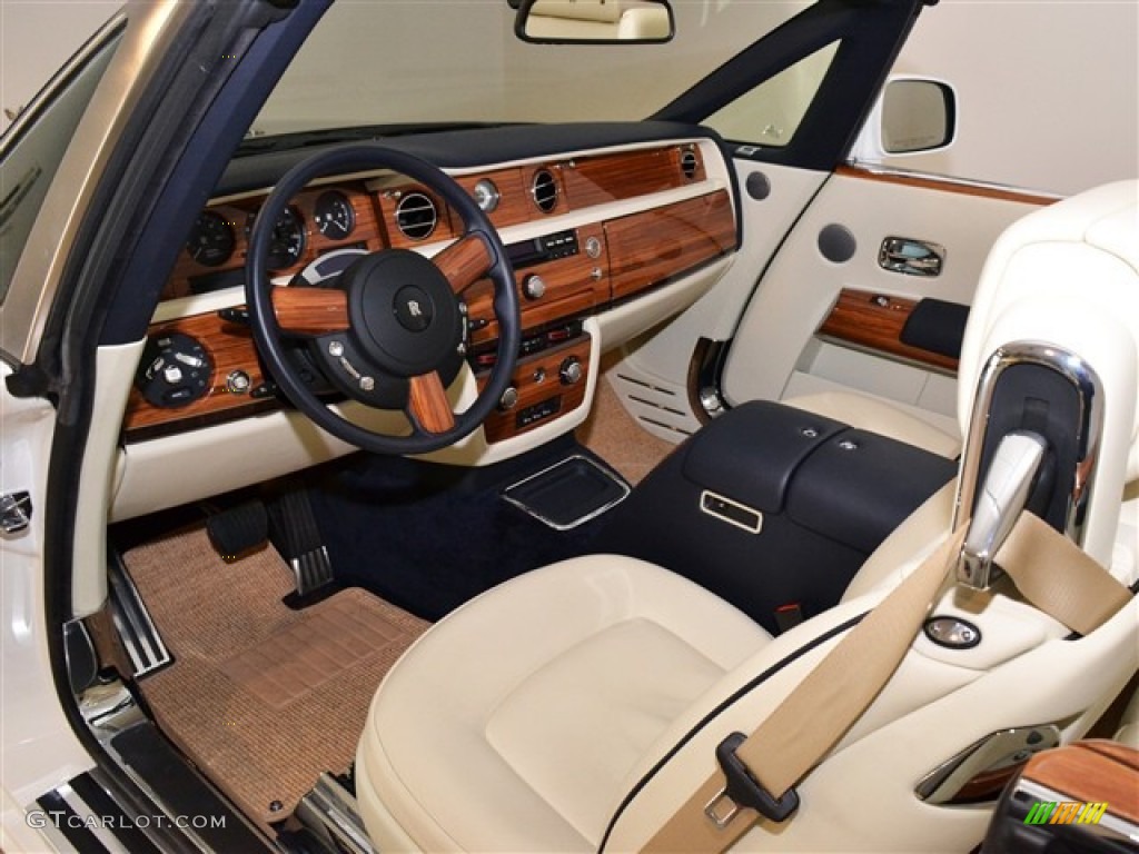 Creme Light/Navy Blue Interior 2011 Rolls-Royce Phantom Drophead Coupe Photo #56920288