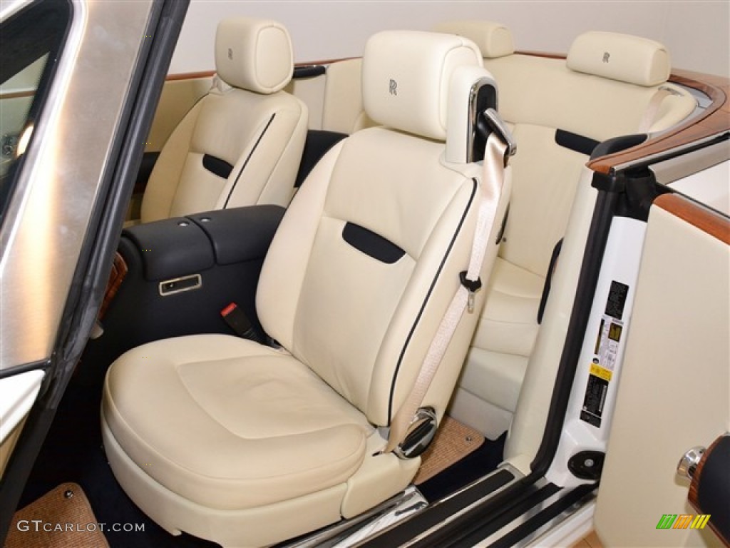 Creme Light/Navy Blue Interior 2011 Rolls-Royce Phantom Drophead Coupe Photo #56920321