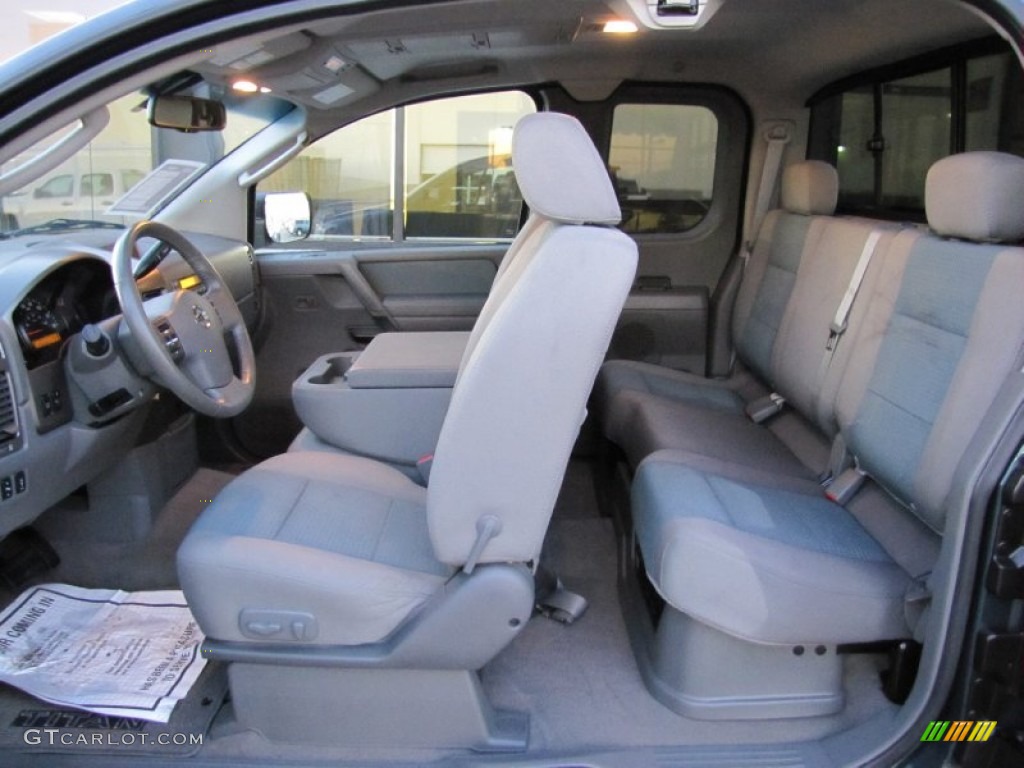Graphite Black/Titanium Interior 2007 Nissan Titan SE King Cab 4x4 Photo #56922178