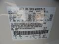 WS: White Suede 2012 Ford Edge SE Color Code