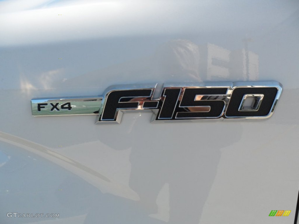 2011 F150 FX4 SuperCrew 4x4 - Oxford White / Black photo #12
