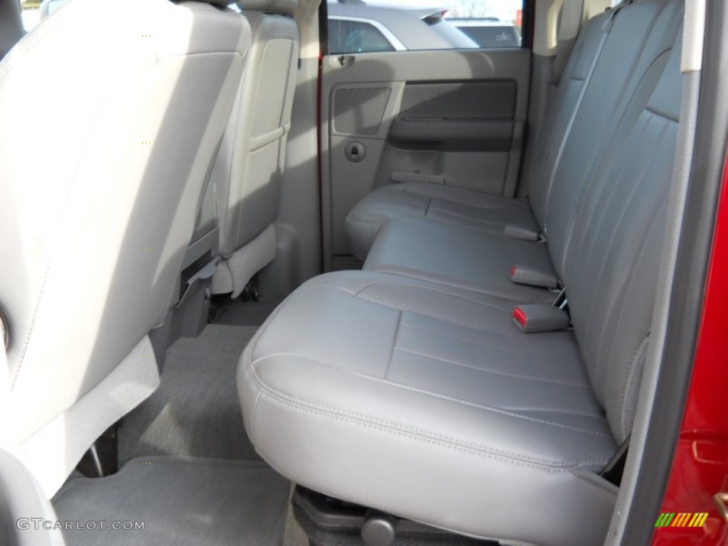 Medium Slate Gray Interior 2006 Dodge Ram 3500 Laramie Quad Cab 4x4 Photo #56923228