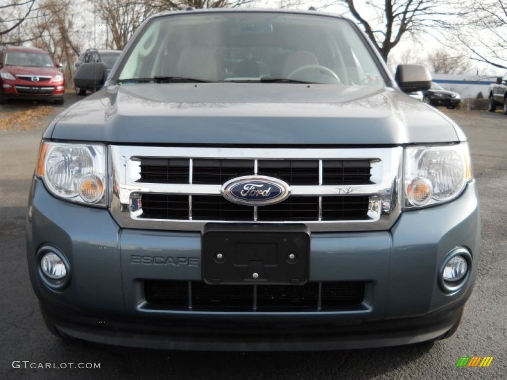 2010 Escape XLT V6 4WD - Steel Blue Metallic / Stone photo #4