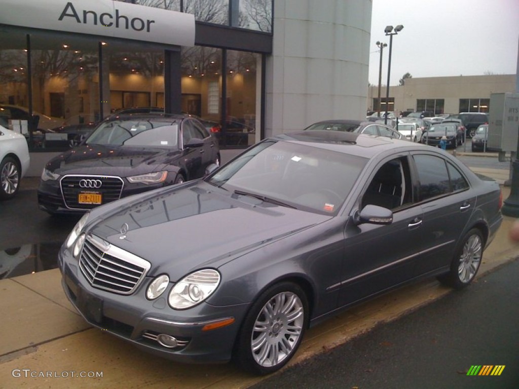 2008 E 350 4Matic Sedan - Pewter Metallic / Black photo #1