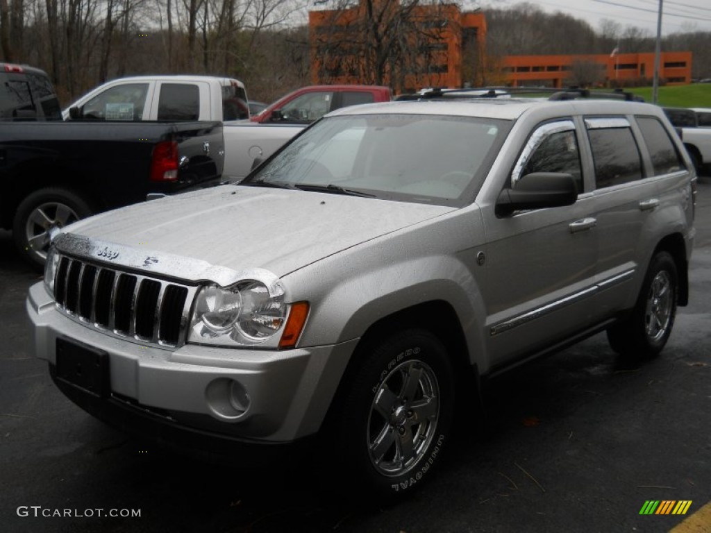 2006 Grand Cherokee Limited 4x4 - Bright Silver Metallic / Medium Slate Gray photo #1