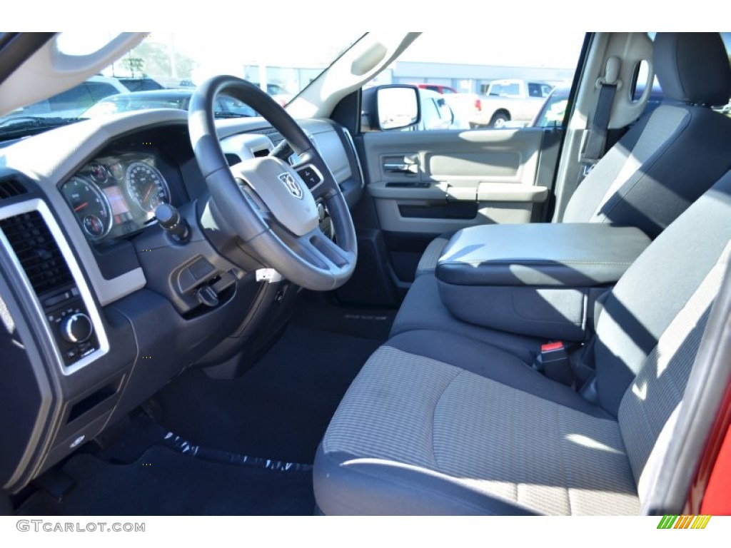 2011 Ram 1500 SLT Quad Cab - Deep Cherry Red Crystal Pearl / Dark Slate Gray/Medium Graystone photo #14