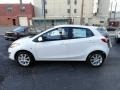 2012 Crystal White Pearl Mica Mazda MAZDA2 Touring  photo #2