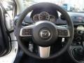 Black w/Red Piping 2012 Mazda MAZDA2 Touring Steering Wheel