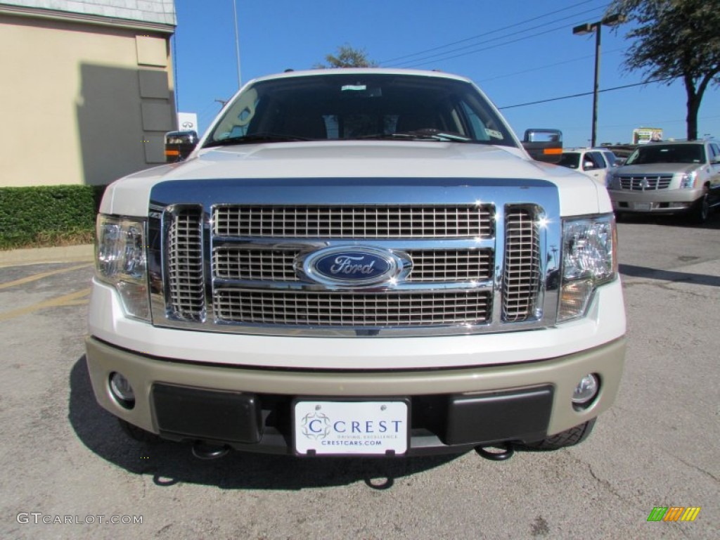 2010 F150 King Ranch SuperCrew 4x4 - Oxford White / Chapparal Leather photo #6