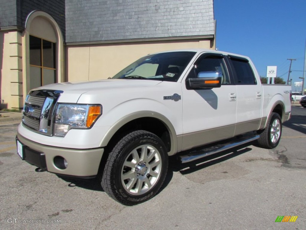 2010 F150 King Ranch SuperCrew 4x4 - Oxford White / Chapparal Leather photo #7