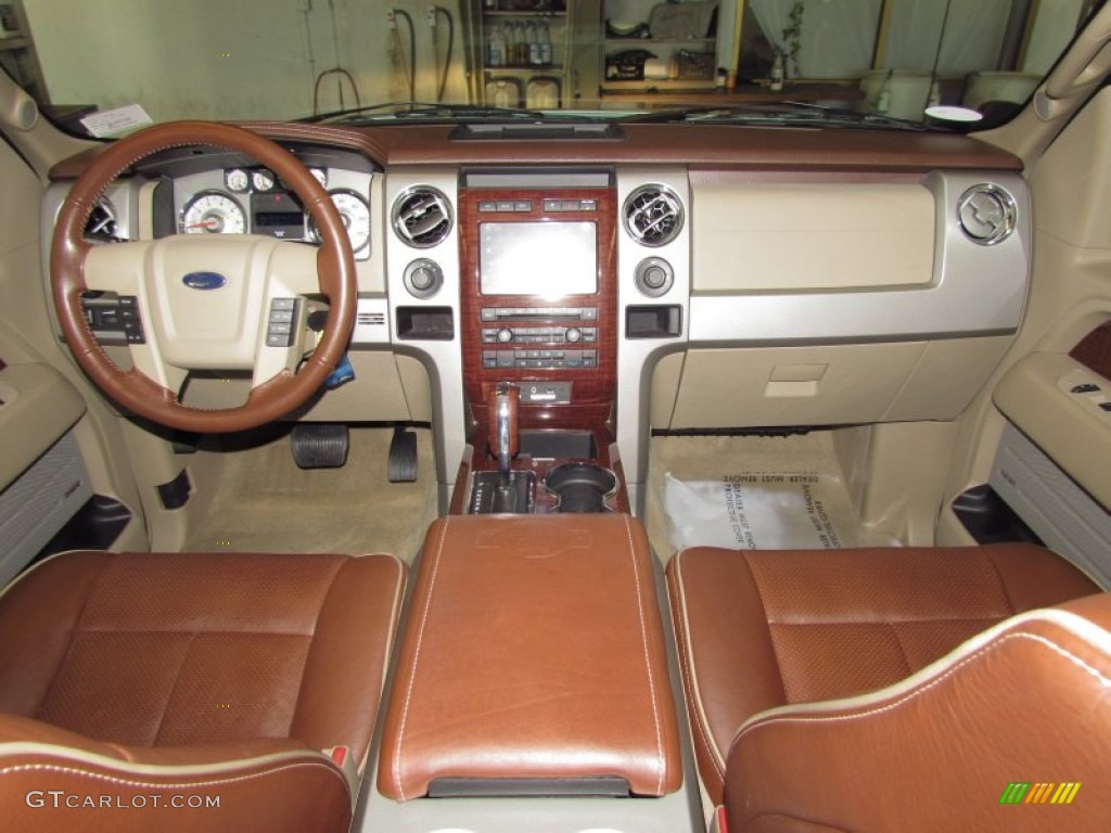 2010 F150 King Ranch SuperCrew 4x4 - Oxford White / Chapparal Leather photo #13