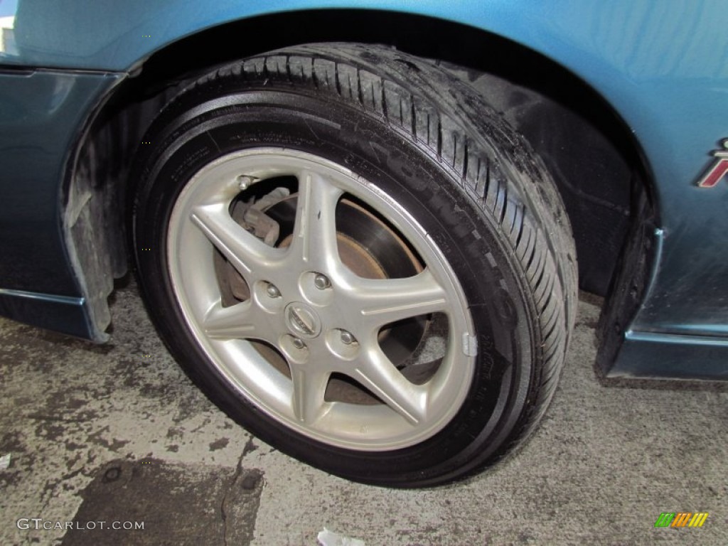 2002 Sentra SE-R - Vibrant Blue Metallic / Stone photo #20