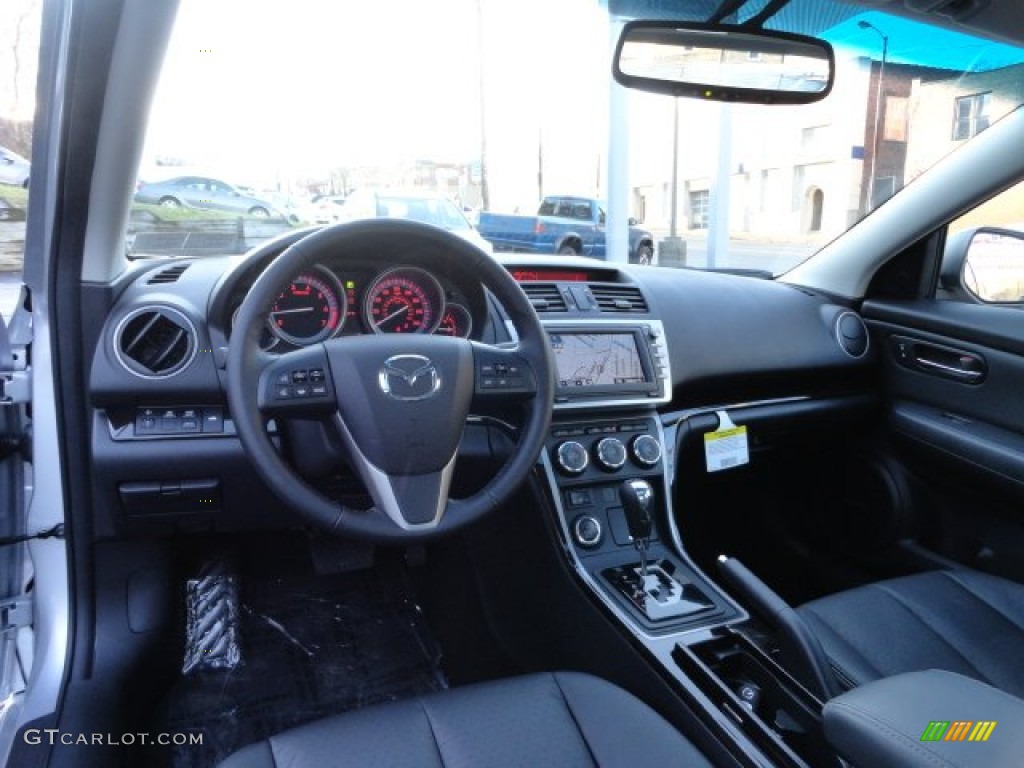 2012 Mazda MAZDA6 i Grand Touring Sedan Black Dashboard Photo #56929963