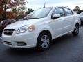 2010 Summit White Chevrolet Aveo LT Sedan  photo #7
