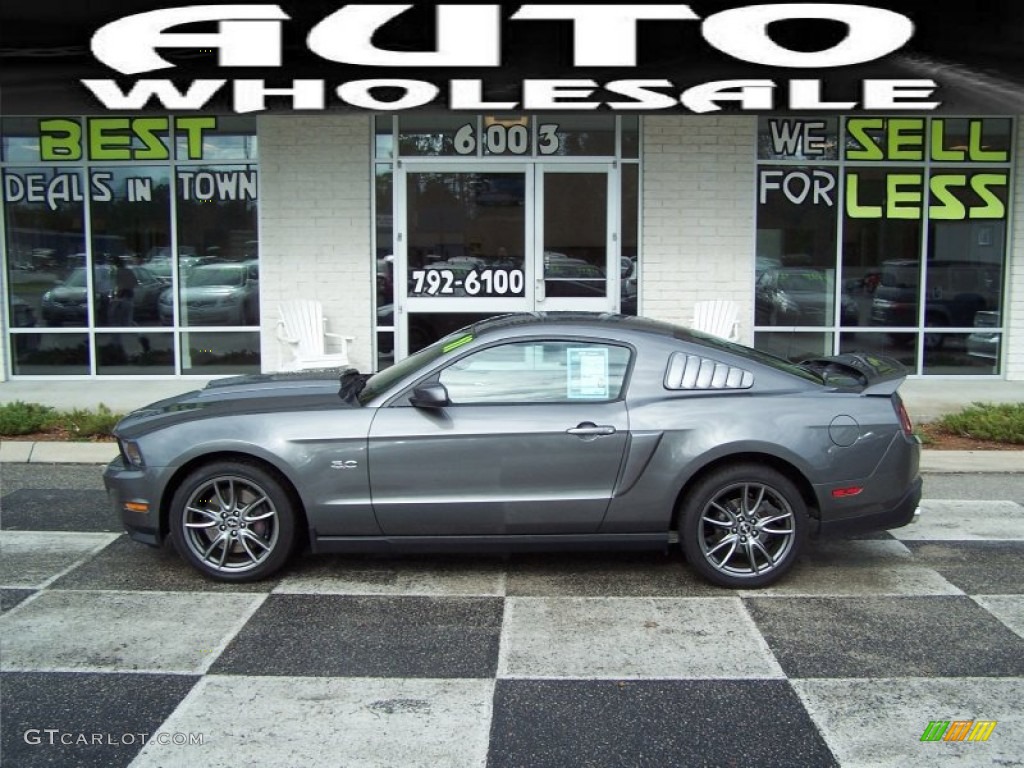2011 Mustang GT Premium Coupe - Sterling Gray Metallic / Charcoal Black photo #1