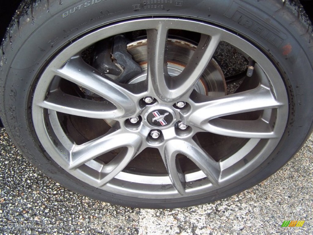 2011 Mustang GT Premium Coupe - Sterling Gray Metallic / Charcoal Black photo #4