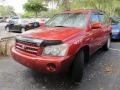 2002 Sundown Red Pearl Toyota Highlander V6  photo #4