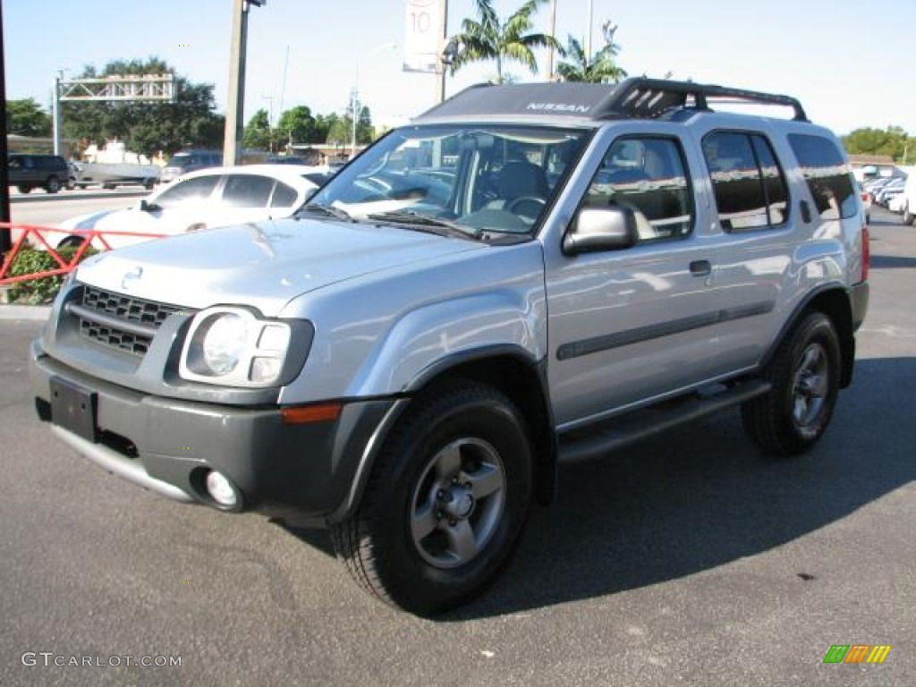 2002 Xterra SE V6 4x4 - Silver Ice Metallic / Gray Celadon photo #5