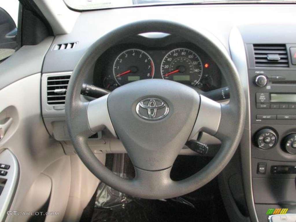 2010 Corolla  - Magnetic Gray Metallic / Ash photo #11