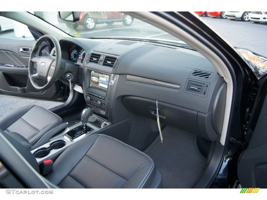 2012 Ford Fusion Sport Charcoal Black Dashboard Photo #56936076