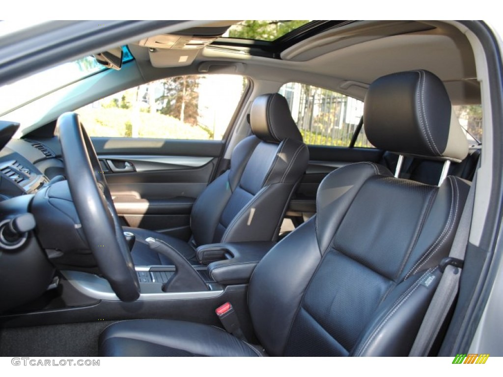 Ebony Interior 2010 Acura TL 3.7 SH-AWD Technology Photo #56936441