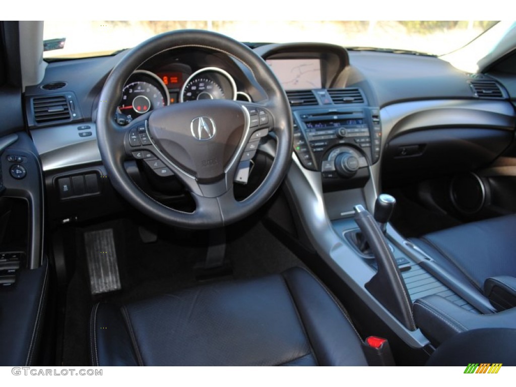 2010 Acura TL 3.7 SH-AWD Technology Ebony Dashboard Photo #56936468
