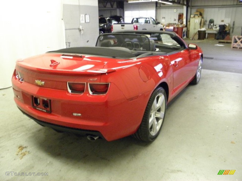 2012 Camaro LT/RS Convertible - Victory Red / Black photo #20