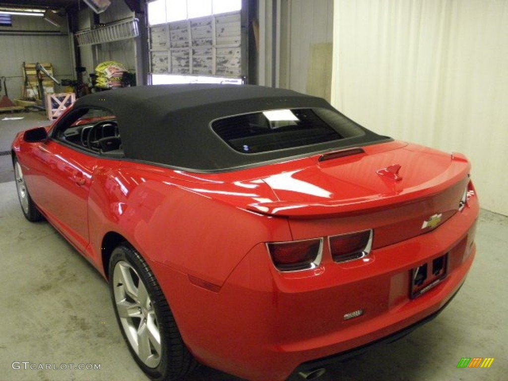 2012 Camaro LT/RS Convertible - Victory Red / Black photo #31