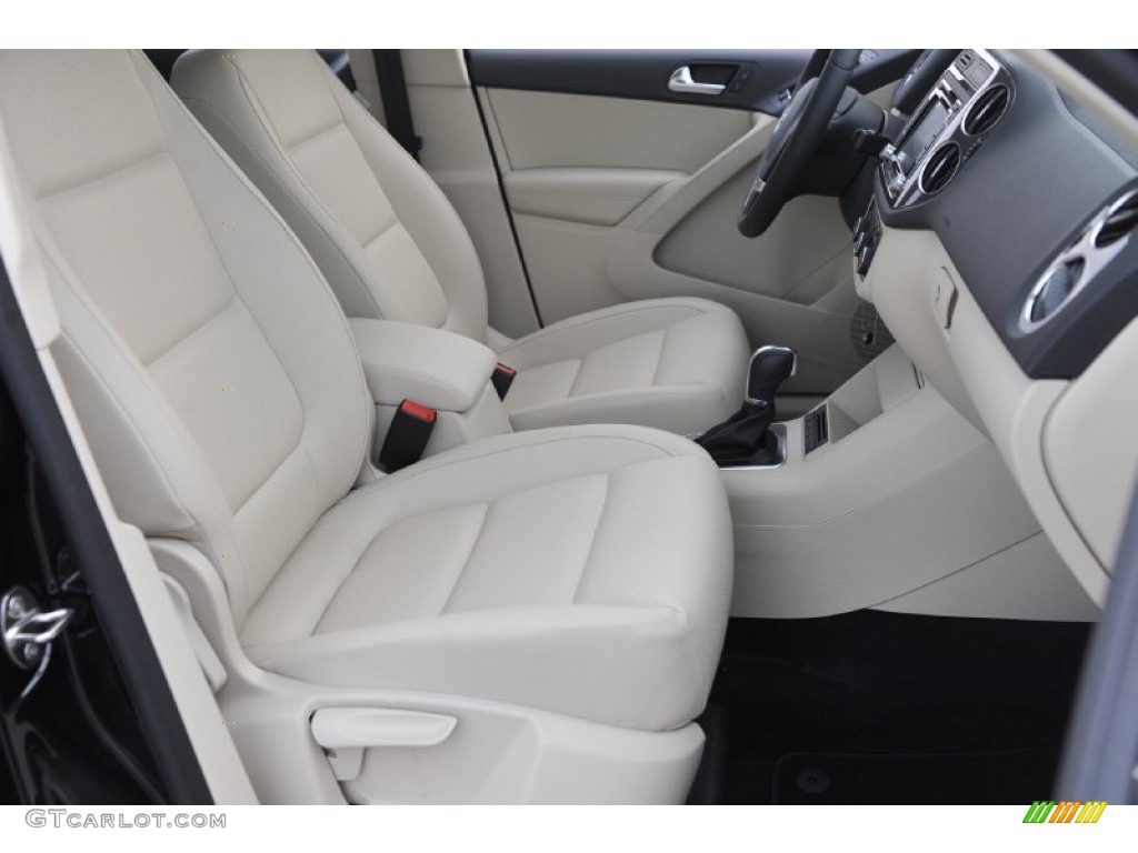2012 Tiguan SE - Deep Black Metallic / Beige photo #25