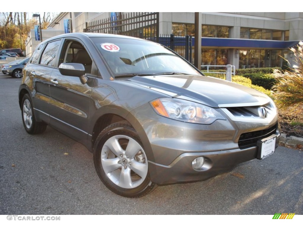 2009 RDX SH-AWD - Polished Metal Metallic / Ebony photo #1