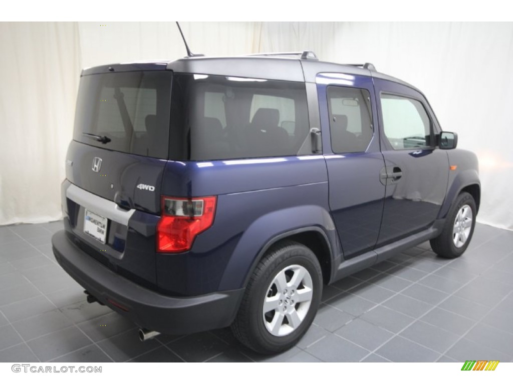 2009 Element EX AWD - Royal Blue Pearl / Titanium photo #7