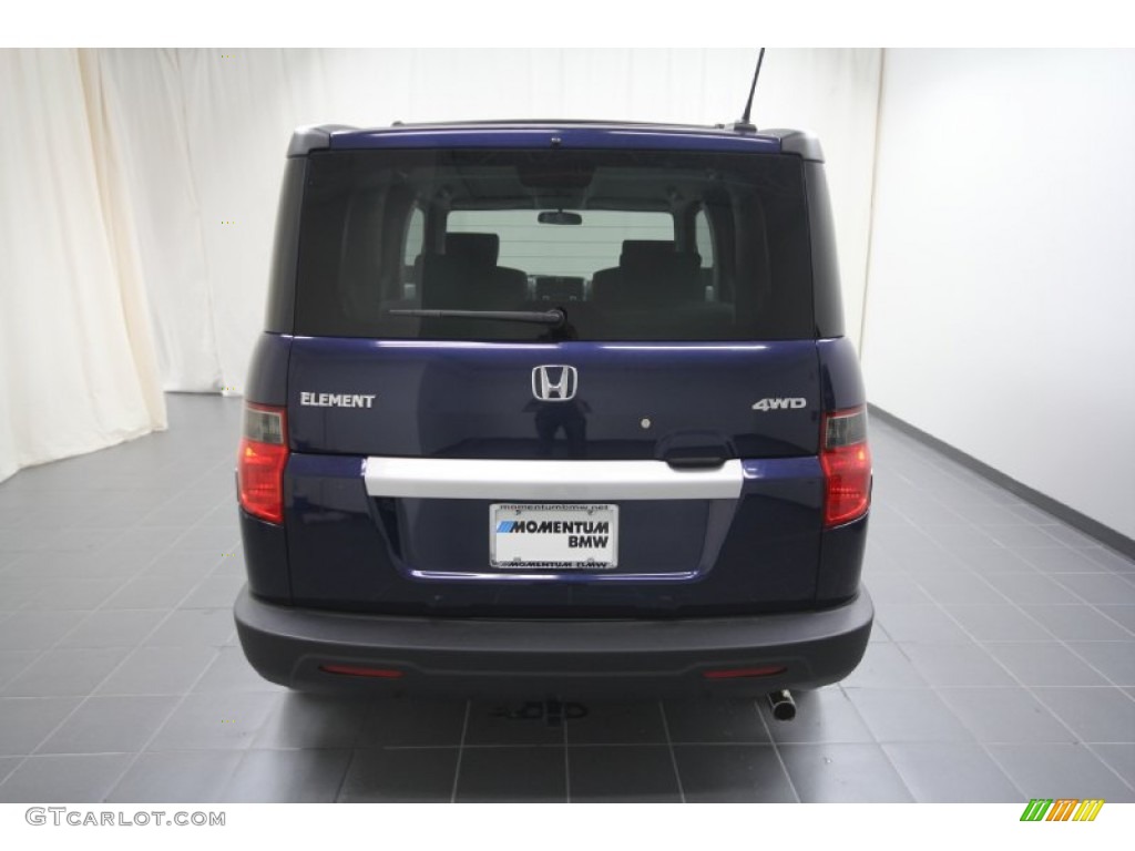 2009 Element EX AWD - Royal Blue Pearl / Titanium photo #9