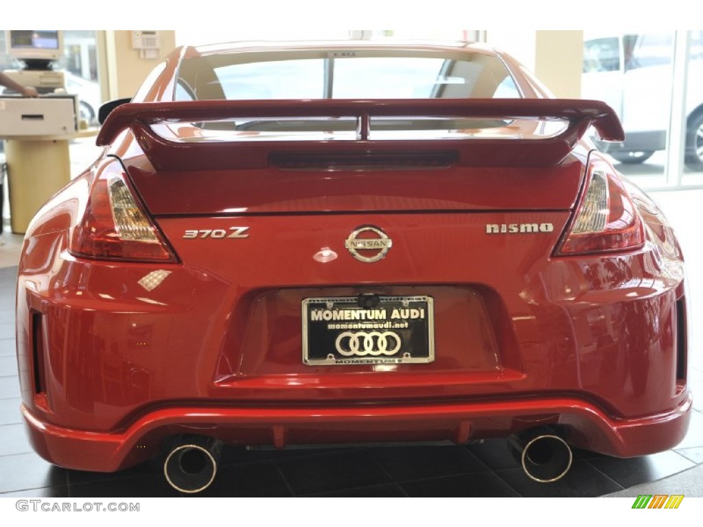 2011 370Z NISMO Coupe - Solid Red / NISMO Black/Red photo #4