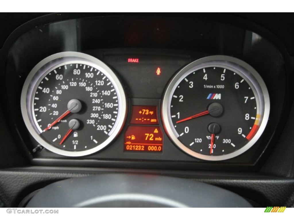 2009 BMW M3 Sedan Gauges Photo #56940395