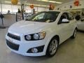 2012 Summit White Chevrolet Sonic LTZ Sedan  photo #6