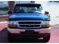 2000 Bright Atlantic Blue Metallic Ford Ranger XLT SuperCab  photo #8