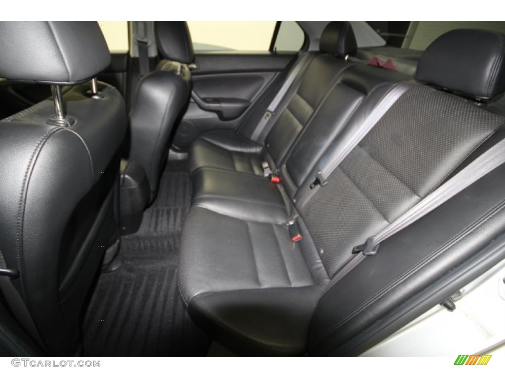 Ebony Interior 2004 Acura TSX Sedan Photo #56943176