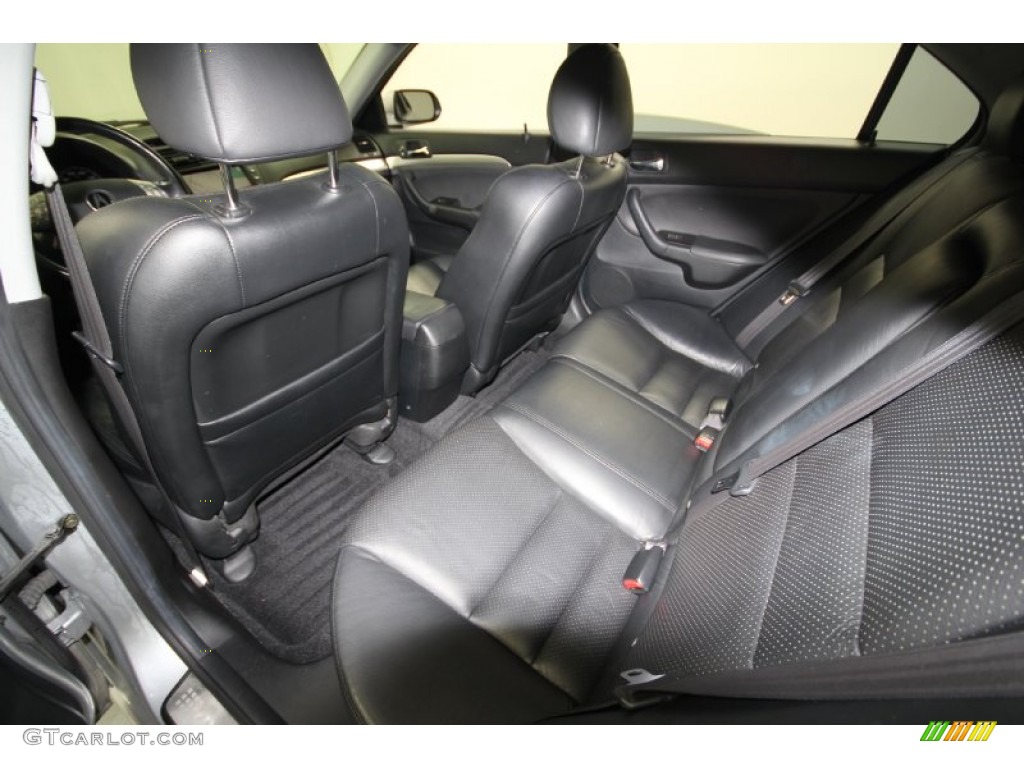 Ebony Interior 2004 Acura TSX Sedan Photo #56943299