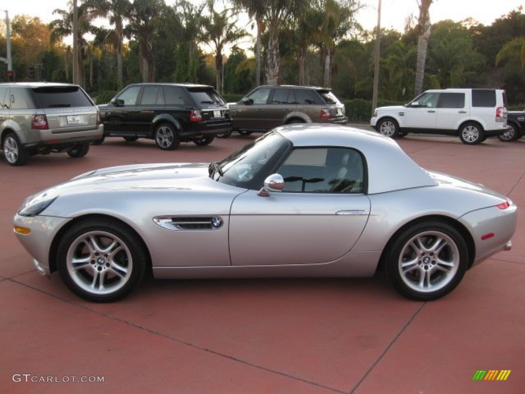 Titanium Silver Metallic 2001 BMW Z8 Roadster Exterior Photo #56946667