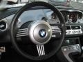 Black 2001 BMW Z8 Roadster Steering Wheel