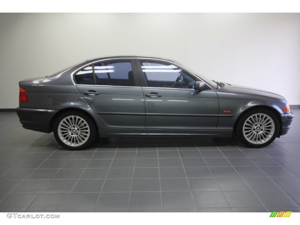 2001 3 Series 330i Sedan - Steel Grey Metallic / Grey photo #6