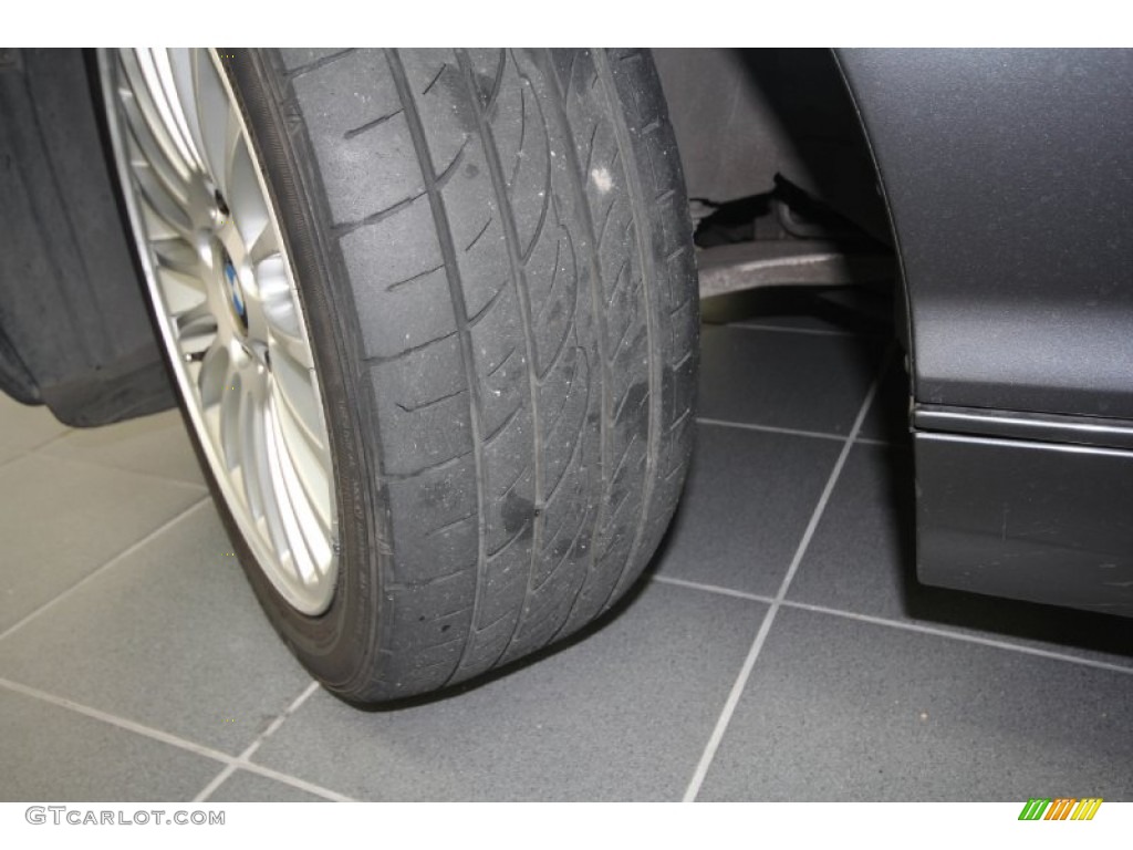 2001 3 Series 330i Sedan - Steel Grey Metallic / Grey photo #9