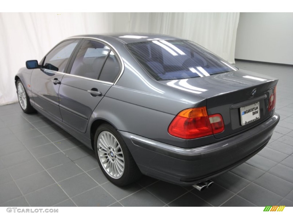 2001 3 Series 330i Sedan - Steel Grey Metallic / Grey photo #14