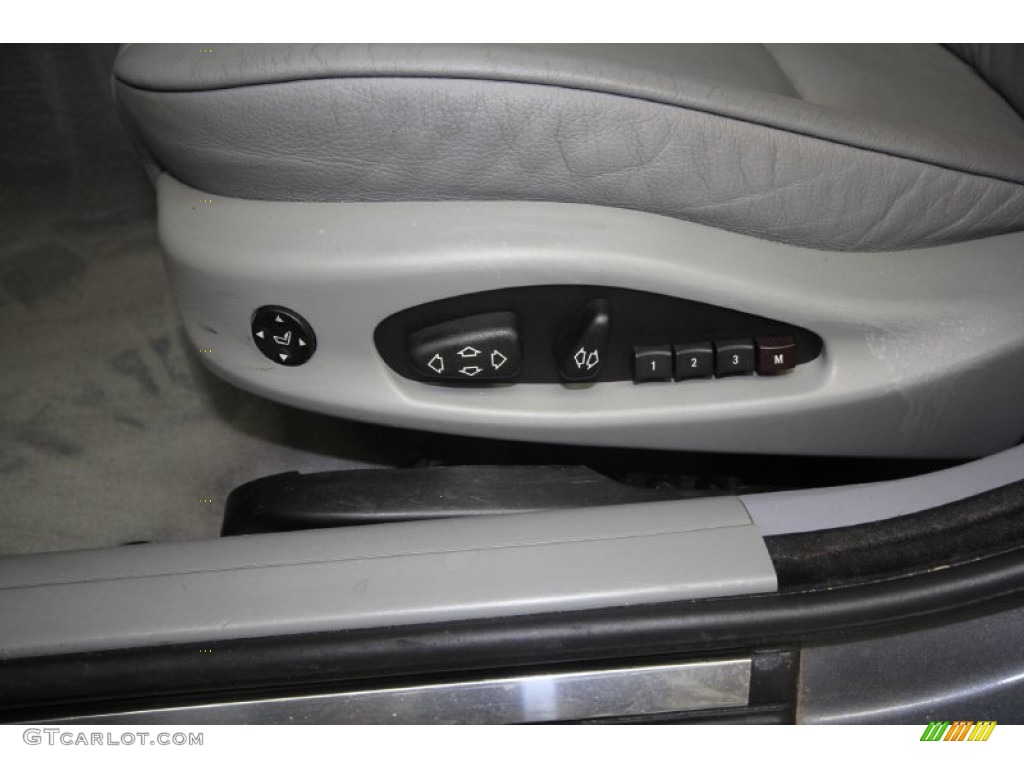 2001 3 Series 330i Sedan - Steel Grey Metallic / Grey photo #20