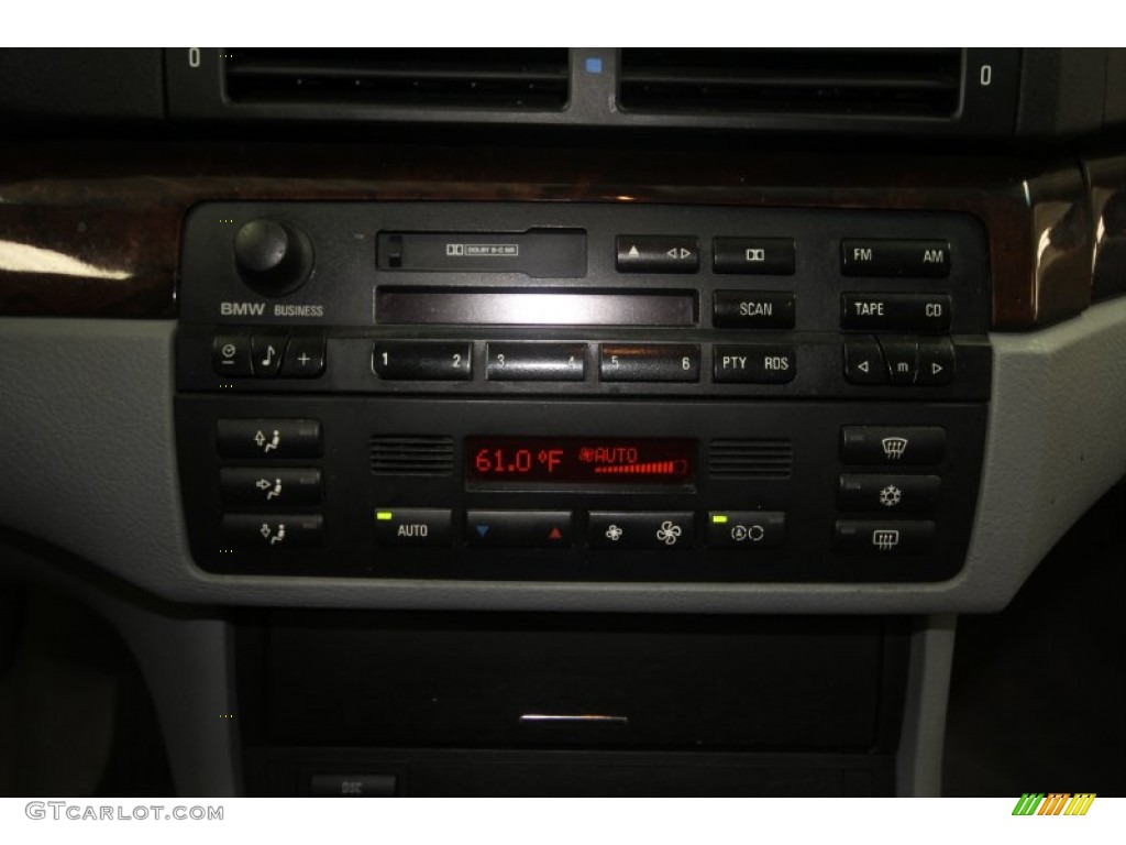 2001 3 Series 330i Sedan - Steel Grey Metallic / Grey photo #23
