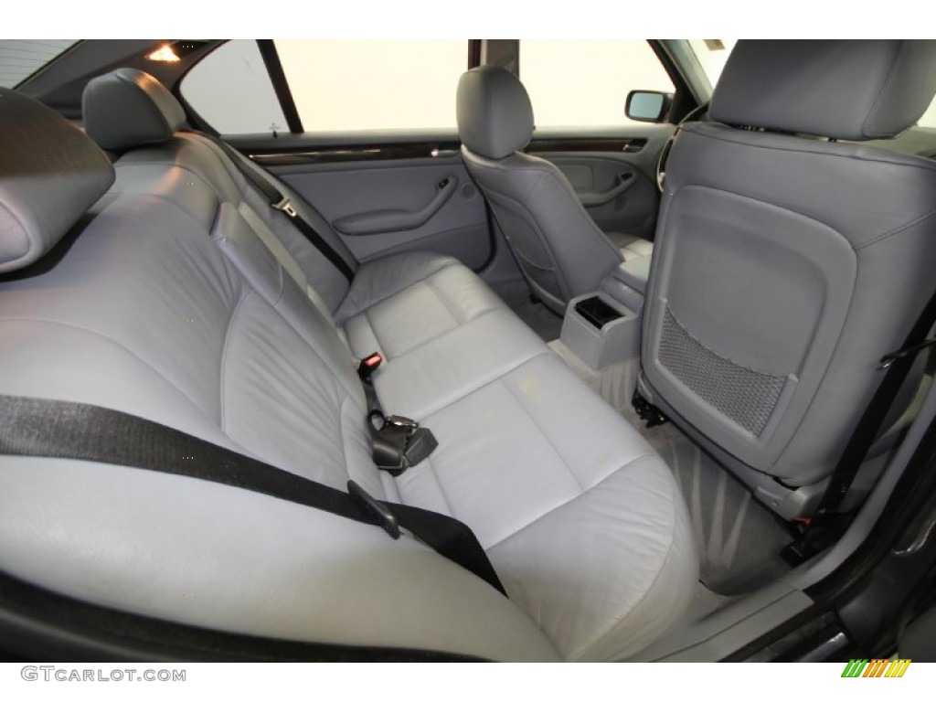 2001 3 Series 330i Sedan - Steel Grey Metallic / Grey photo #34