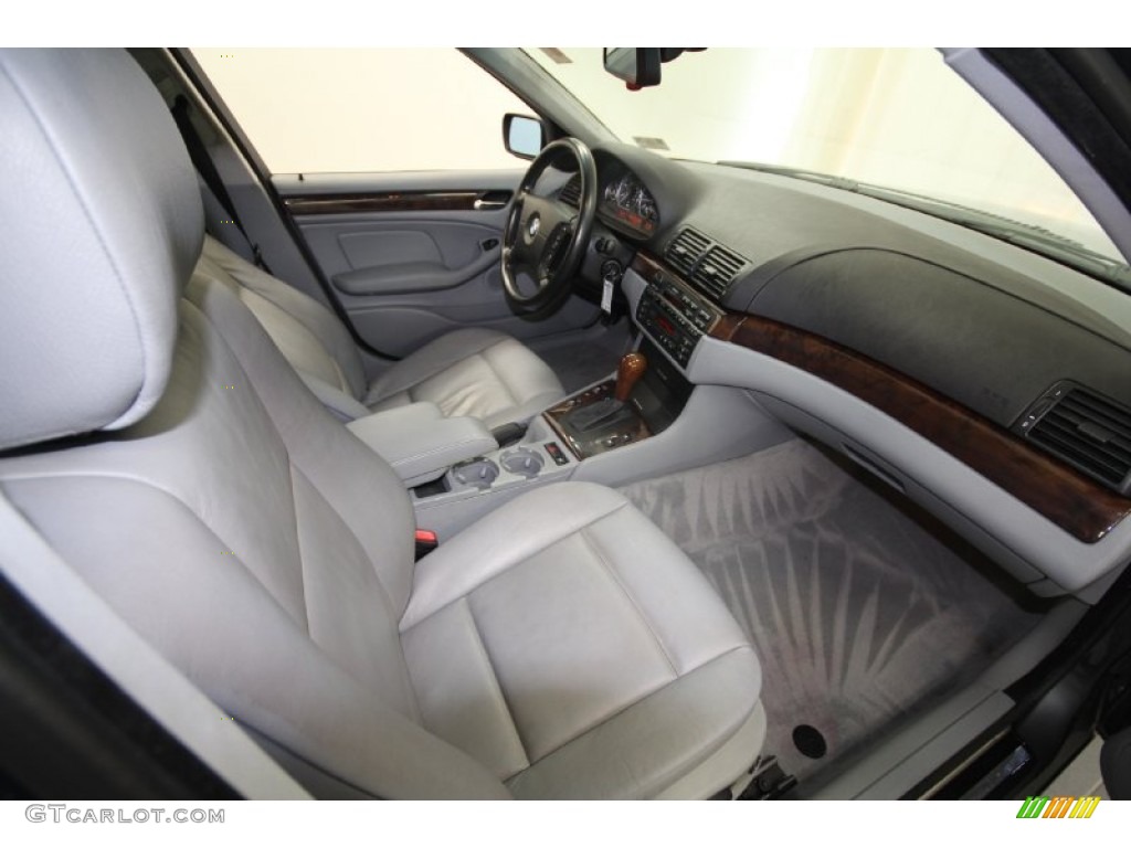 2001 3 Series 330i Sedan - Steel Grey Metallic / Grey photo #36